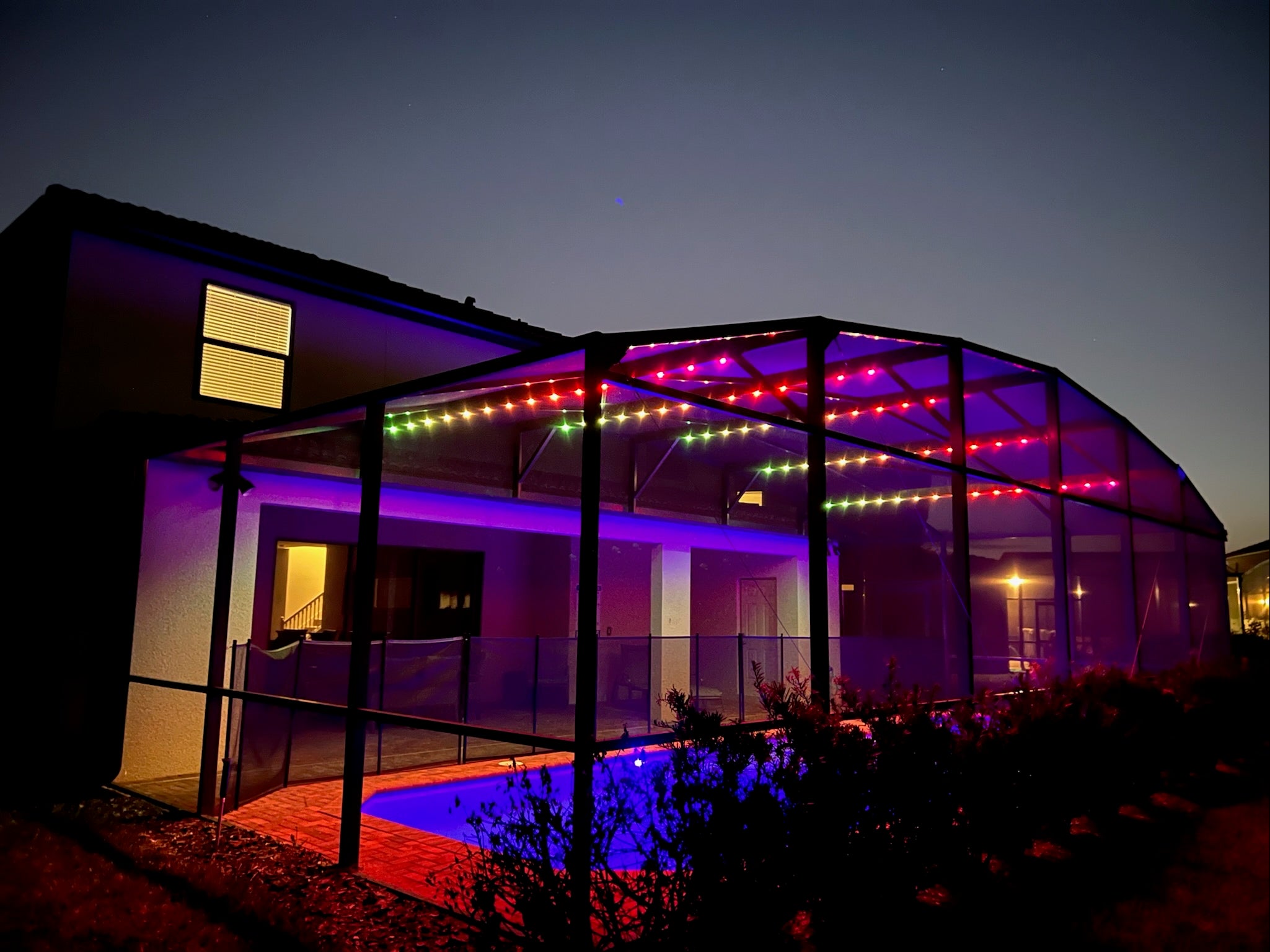 300FT Pool Enclosure Track Lighting System (Complete Kit)