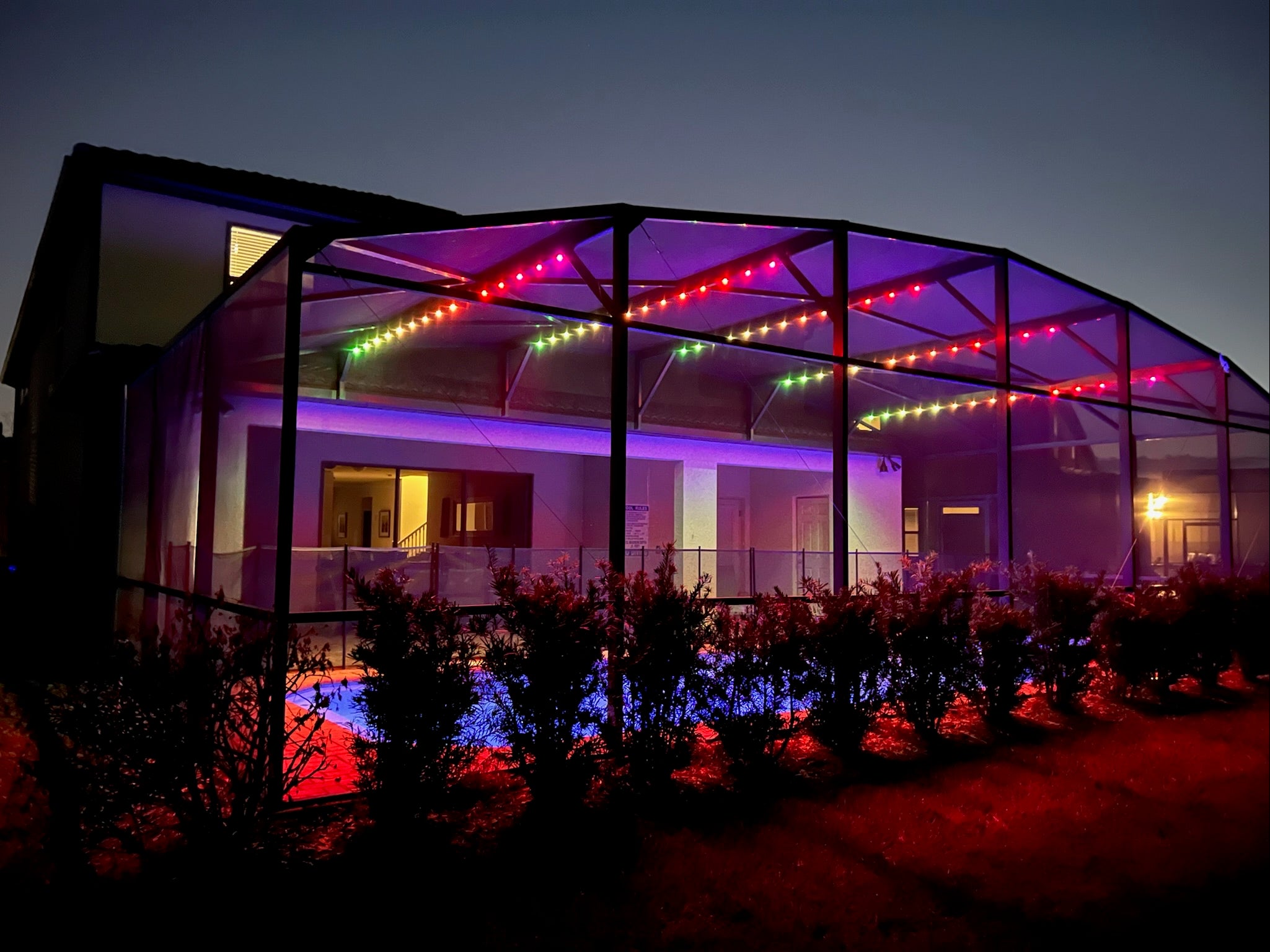 100FT Pool Enclosure Track Lighting System (Complete Kit)