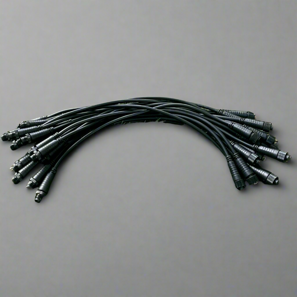 20 PACK OF 1FT EXTENSION CABLE 20ft (BLACK/WHITE) ***POOL ENCLOSURE ONLY**