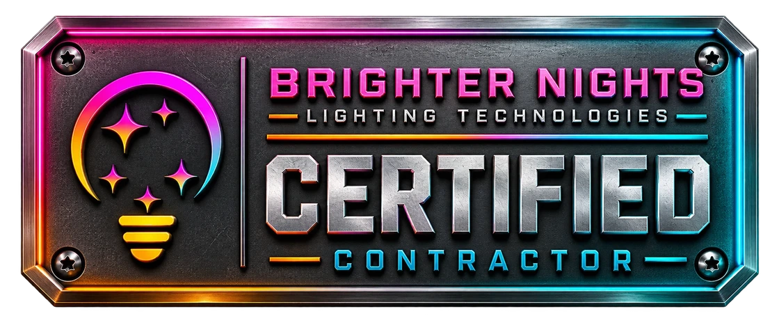 Brighter Nights Certified Contractor badge