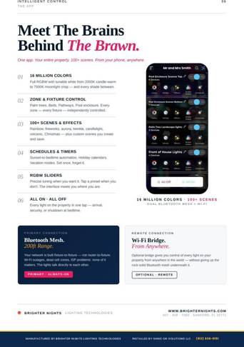 Shine On Solutions landscape lighting catalog, page 6 of 8