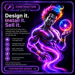 Contractor Light Genie card
