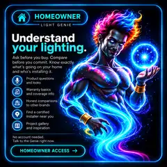 Homeowner Light Genie card