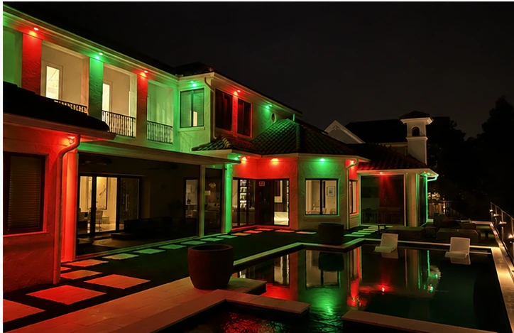 Brighter Nights soffit lighting set for Christmas